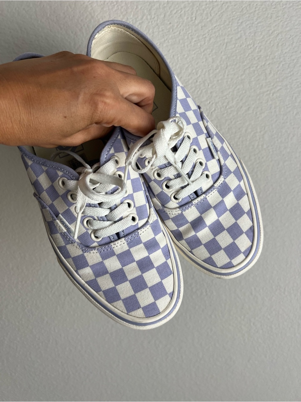 ❗️SOLD❗️Vans Checkerboard Canvas Sneakers - Lavender/White